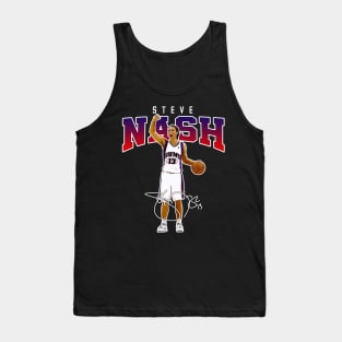 Steve Nash Basketball Legend Signature Vintage Retro 80s 90s Bootleg Rap Style Tank Top